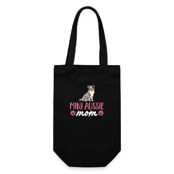 Miniature Australian Shepherd - Gift Bag for Bottles - black - Front