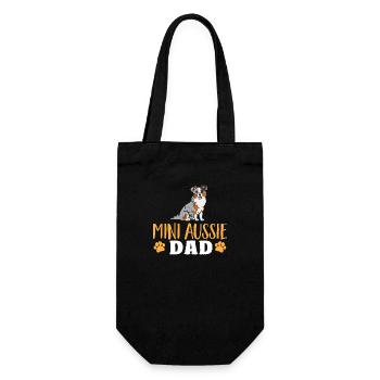 Miniature Australian Shepherd - Gift Bag for Bottles - black - Front