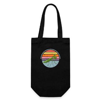 Mante religieuse, collectionneur d’insectes, entomologiste - Sac à bouteille - noir - Devant