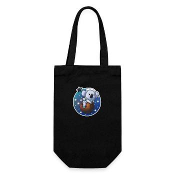 Koala Astronaute - Sac à bouteille - noir - Devant