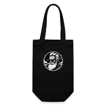 Coolest Grandpa - Gift Bag for Bottles - black - Front