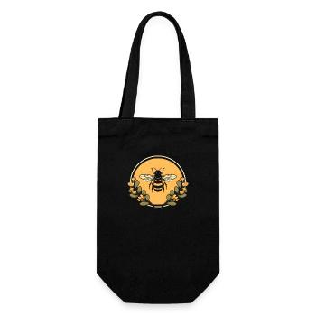 Beekeeper Honey Bee - Gift Bag for Bottles - black - Front