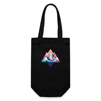 Montagnes - Sac à bouteille - noir - Devant