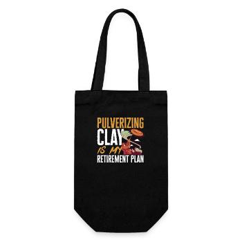 Shooting Skeet Clay Pigeon Shooting - Gift Bag for Bottles - black - Front