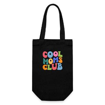 Cool Moms Club - Geschenkbeutel für Flaschen - Schwarz - Vorne