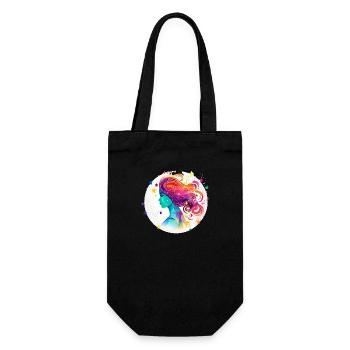 Amo Wassermann - Geschenkbeutel für Flaschen - Schwarz - Vorne