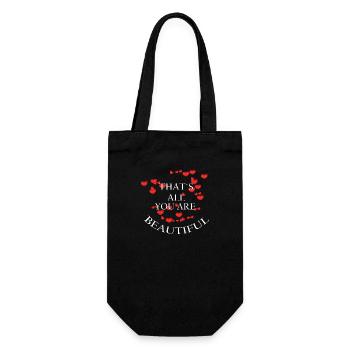 Tout cela vous êtes belle! - Sac à bouteille - noir - Devant