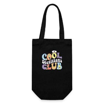 Cool Dietitians Club Nutritionist Practitioner - Gift Bag for Bottles - black - Front