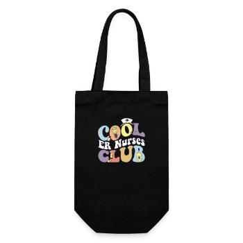 Cool Er Nurses Club Registered Nurse Medical - Geschenkbeutel für Flaschen - Schwarz - Vorne