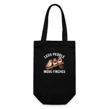 Zebra Finches Birds Zebra Finches - Gift Bag for Bottles - black - Front