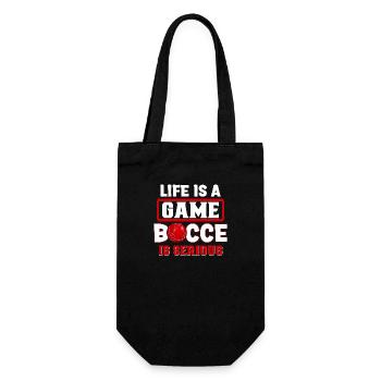 Boccia Player Boccia game Boule - Gift Bag for Bottles - black - Front