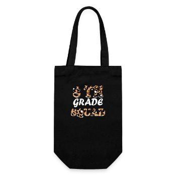 Cadeaux d’enseignant Leopard 8th Grade - Sac à bouteille - noir - Devant