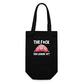 Blob fish - Gift Bag for Bottles - black - Front