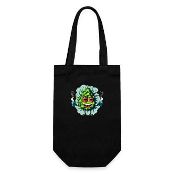 420 - Good Morning - Gift Bag for Bottles - black - Front