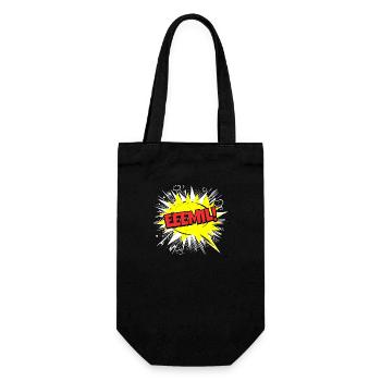 Emil nom drôle bulle de dialogue Eeemil ! - Sac à bouteille - noir - Devant