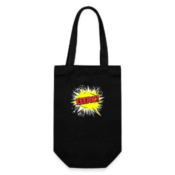 Eric Name Funny Speech Bubble Eeeric! - Gift Bag for Bottles - black - Front