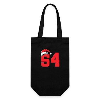 54 Number Christmas - Gift Bag for Bottles - black - Front