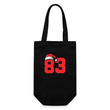 83 Number Christmas - Gift Bag for Bottles - black - Front
