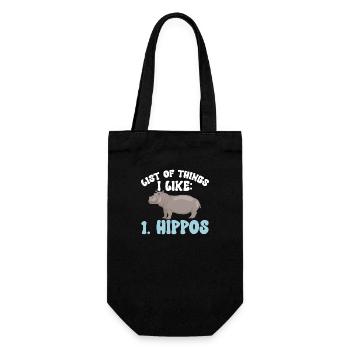 Hippopotame Hippopotame - Sac à bouteille - noir - Devant