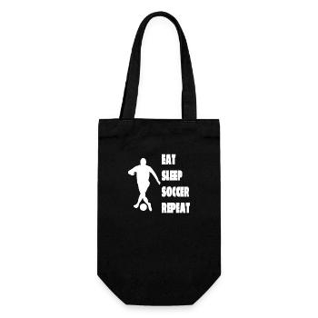 Joueur de football Équipe de football Conception de football - Sac à bouteille - noir - Devant
