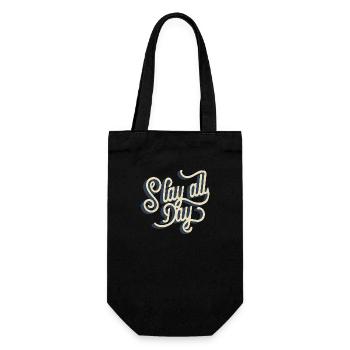 Slay all day - Gift Bag for Bottles - black - Front