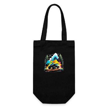 Quad & Off-Road - Gift Bag for Bottles - black - Front