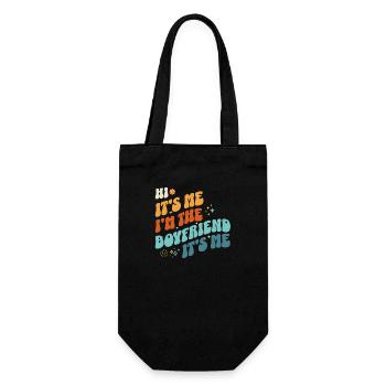 C’est moi Salut Je suis le petit ami C’est moi drôle papa - Sac à bouteille - noir - Devant