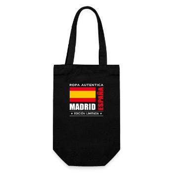 Madrid - Geschenkbeutel für Flaschen - Schwarz - Vorne