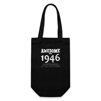 1946 - Legendary 78th Anniversary - Gift Bag for Bottles - black - Front