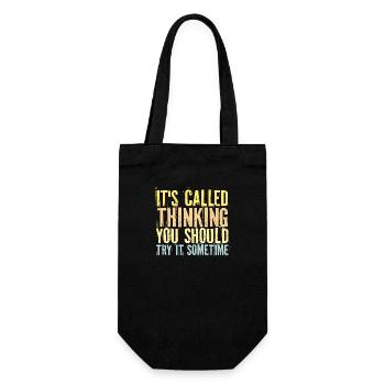 C’est ce qu’on appelle penser que vous devriez l’essayer un jour - Sac à bouteille - noir - Devant