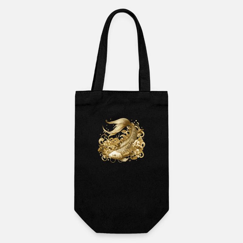 carp - Gift Bag for Bottles - black