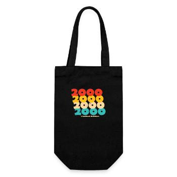 2000: Limited Edition - 24th Anniversary - Gift Bag for Bottles - black - Front