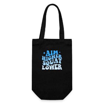 Aim Higher Squad Lower - Geschenkbeutel für Flaschen - Schwarz - Vorne