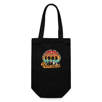 Millésime Né(e) 1983 Cadeau Anniversaire. - Sac à bouteille - noir - Devant