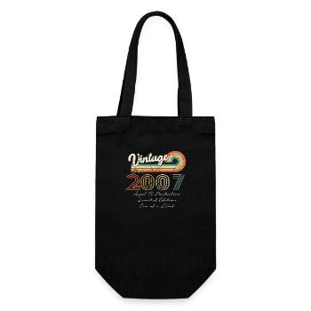 2007 Vintage Klassiker 2007 - Geschenkbeutel für Flaschen - Schwarz - Vorne