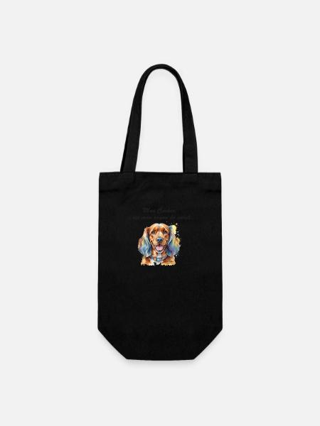 Cocker rayon de soleil - Sac à bouteille - noir