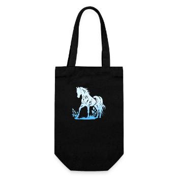 Cowboy Funny Cowboy Hat Wild Western Rodeo Texas - Gift Bag for Bottles - black - Front