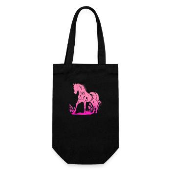 Cowboy Funny Cowboy Hat Wild Western Rodeo Texas - Gift Bag for Bottles - black - Front