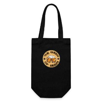 T-shirt La Reine de la Bière - Sac à bouteille - noir - Devant