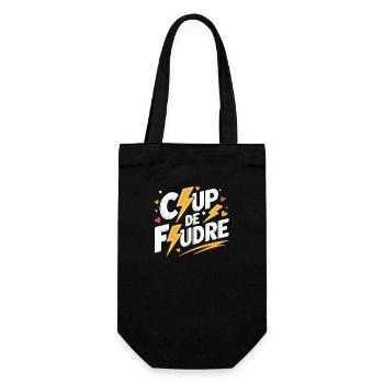 Coup de foudre - Sac à bouteille - noir - Devant