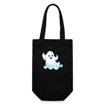 geist ghost cartoon - Geschenkbeutel für Flaschen - Schwarz - Vorne