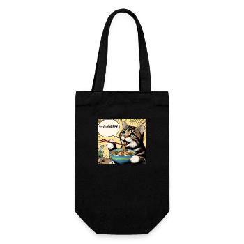 J’adore les ramen chat - Sac à bouteille - noir - Devant