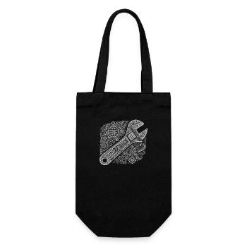 Open-end wrenches - Gift Bag for Bottles - black - Front