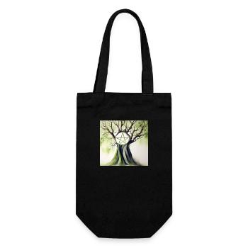 sketch to image 20241129 193209 - Gift Bag for Bottles - black - Front