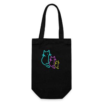 Chats rétro chat chaton des années 80 des années 90 Vintage Kid - Sac à bouteille - noir - Devant