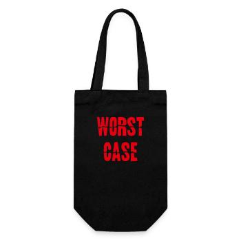 Worst Case - Geschenkbeutel für Flaschen - Schwarz - Vorne