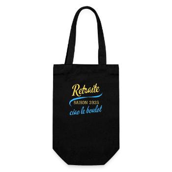 Retraite Saison 2025 Ciao Le Boulot - Sac à bouteille - noir - Devant