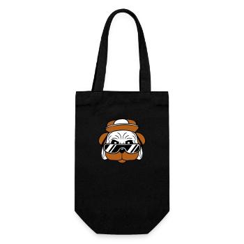 chien carlin cool lunettes de soleil cappy cap ados - Sac à bouteille - noir - Devant