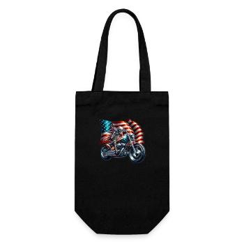 Motorrad,motorcycle,dirkbike motocross - Geschenkbeutel für Flaschen - Schwarz - Vorne