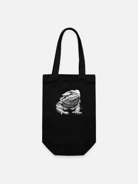 Bartagame - Geschenkbeutel für Flaschen - Schwarz